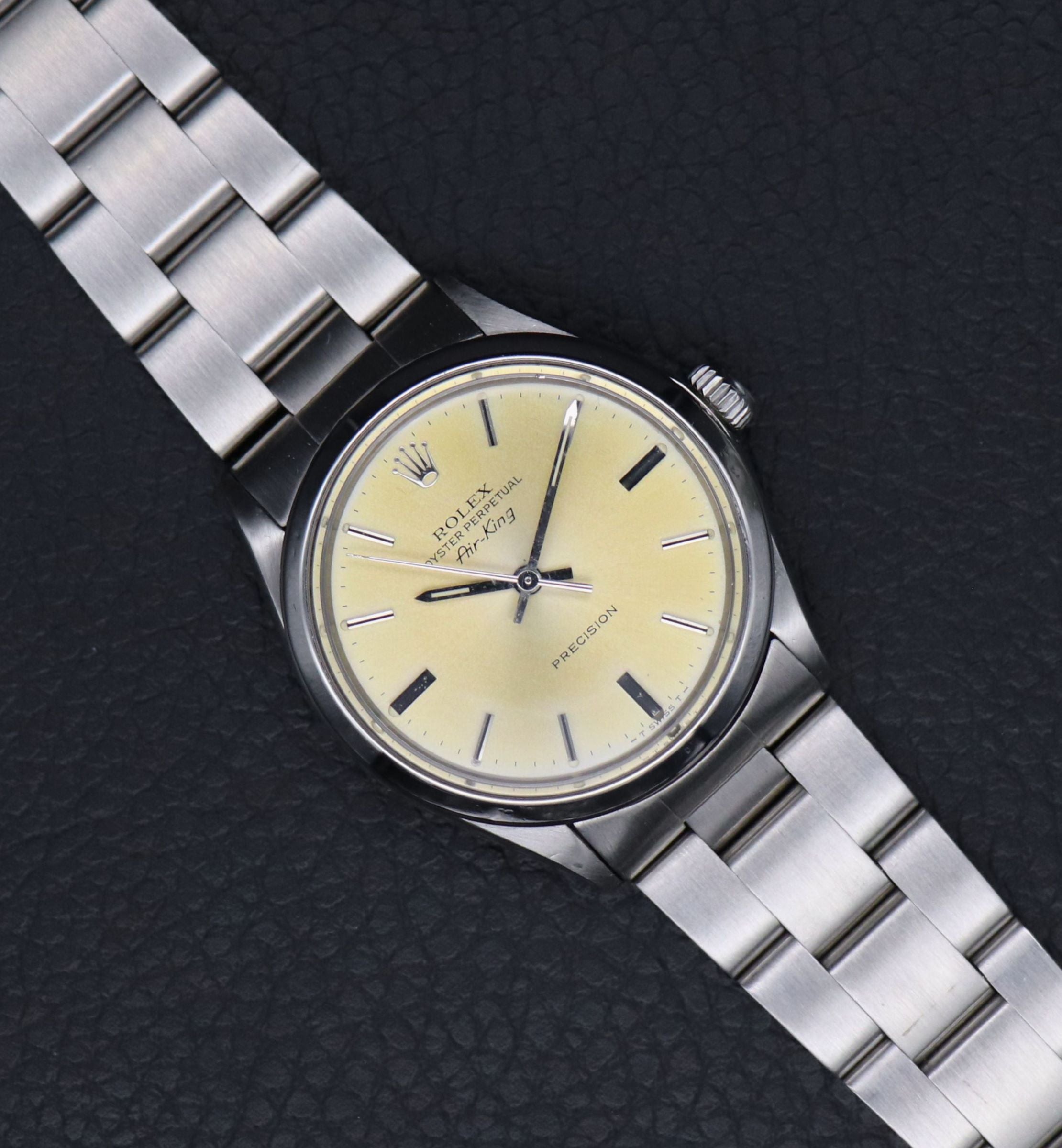 Rolex Air King 5500 Cream Vintage Chronos Germany