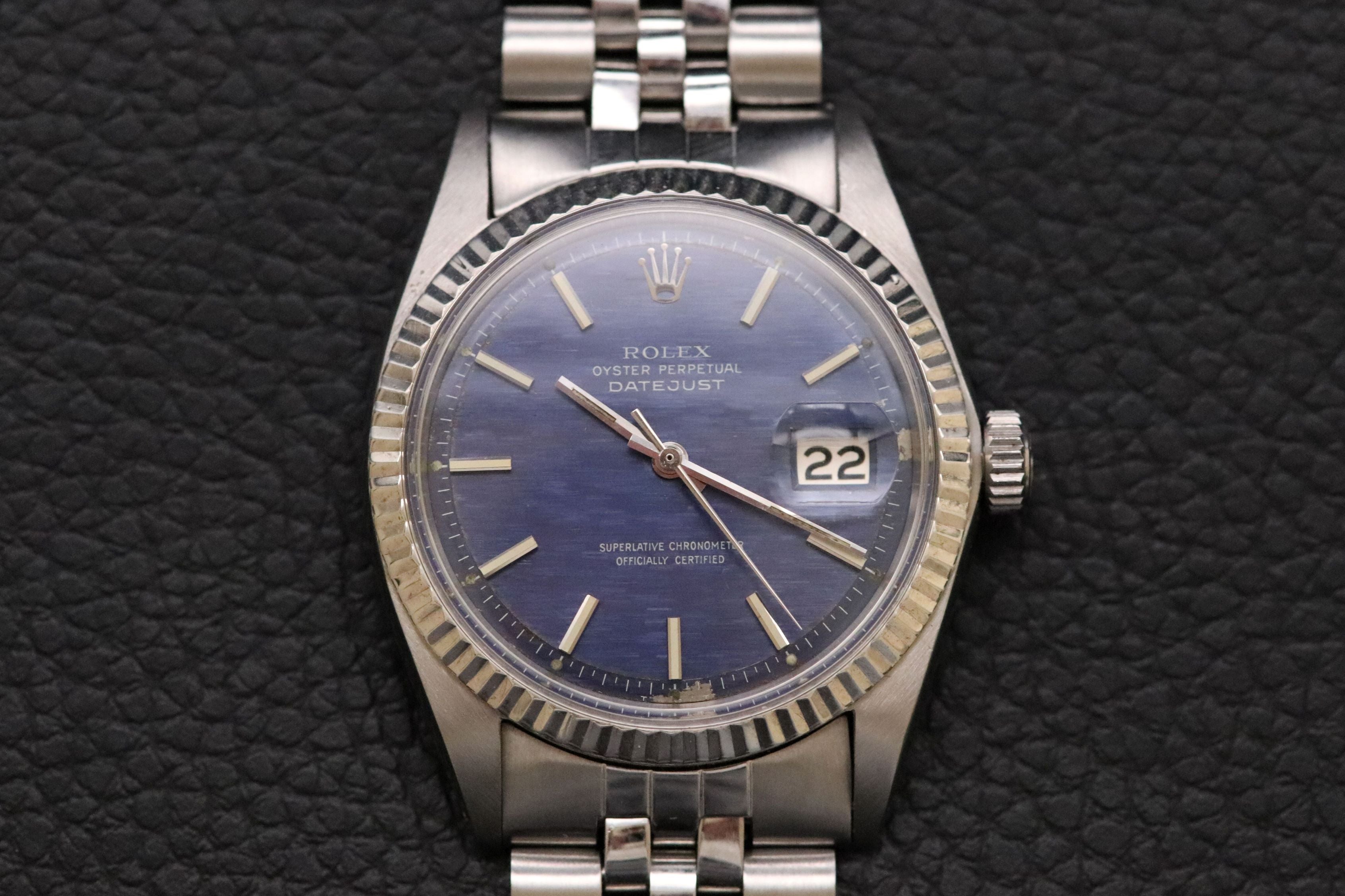 Rolex Datejust 1601 Blue Mosaic