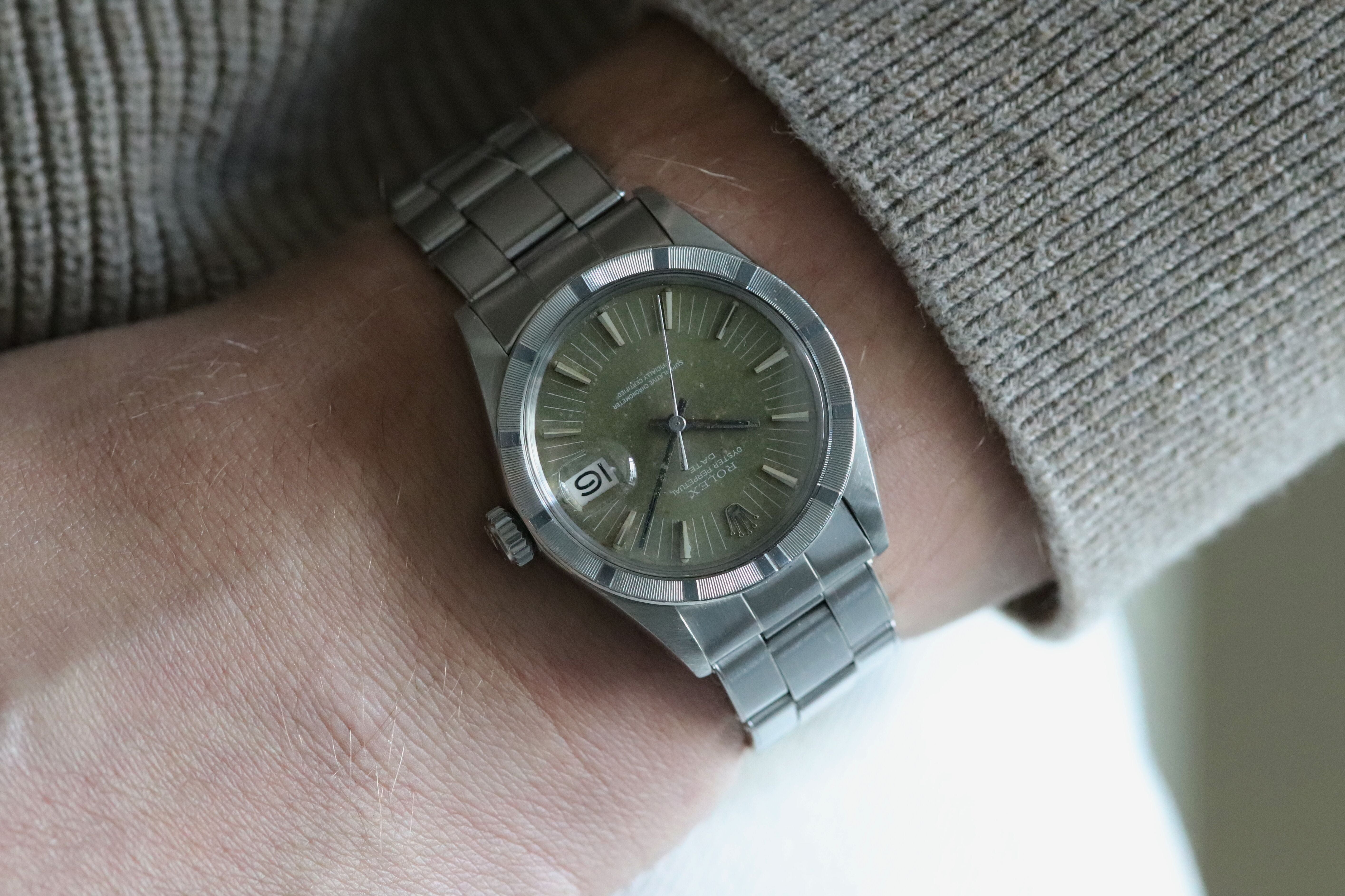 Rolex Date 1501 Tropical Green 1971