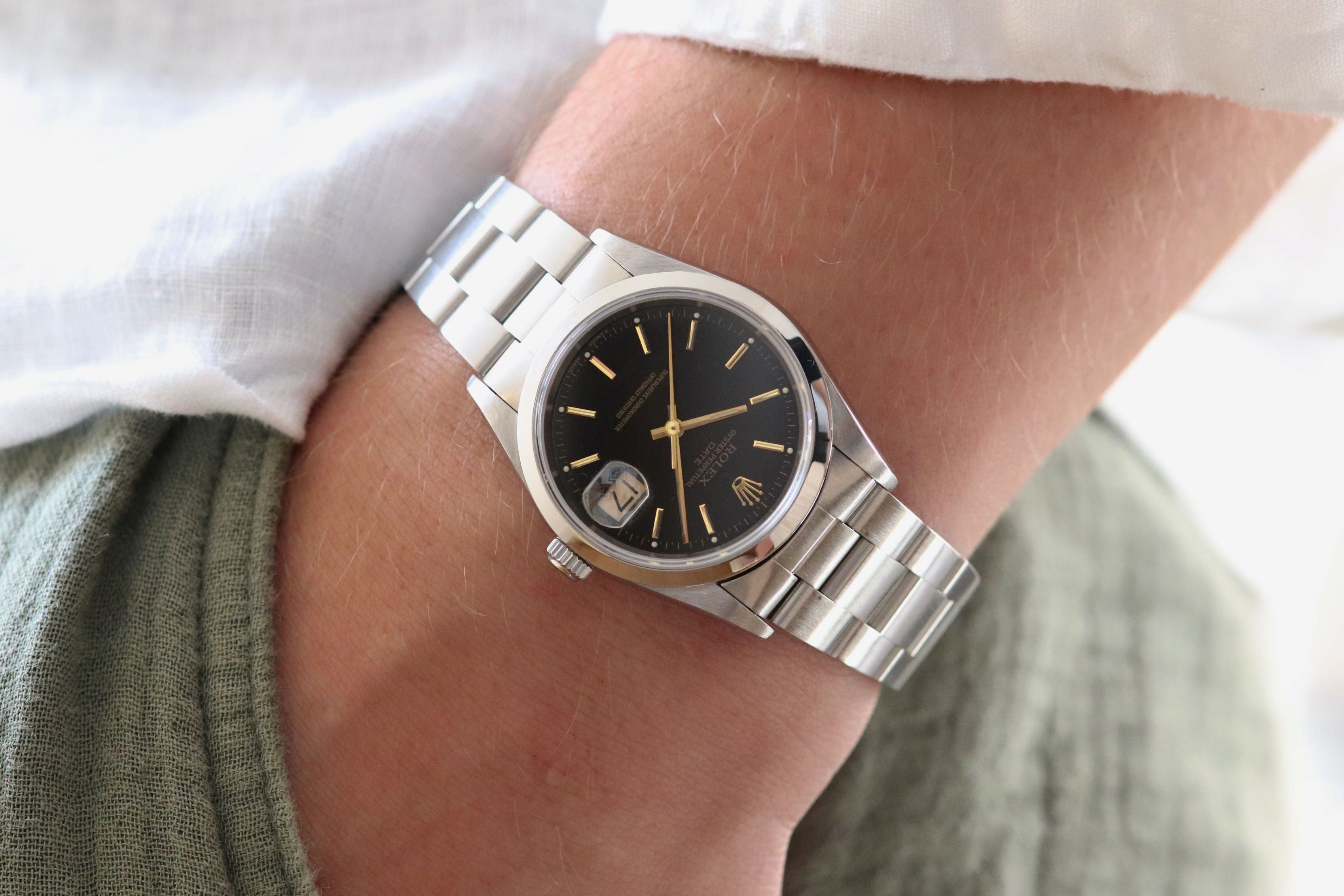 Rolex Date 15200 Gold NOS