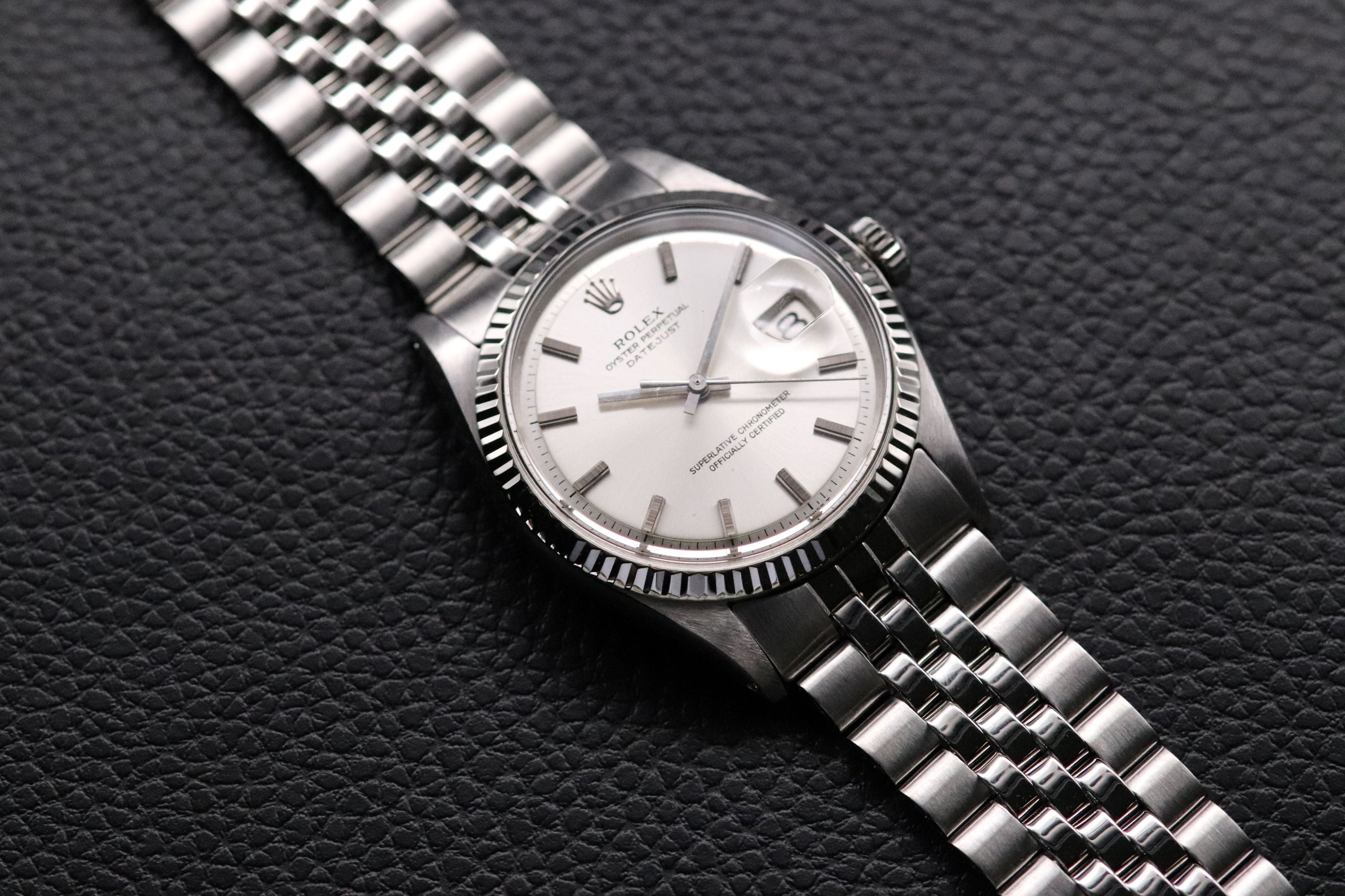 Rolex Datejust 1601 Silver Dial 1970