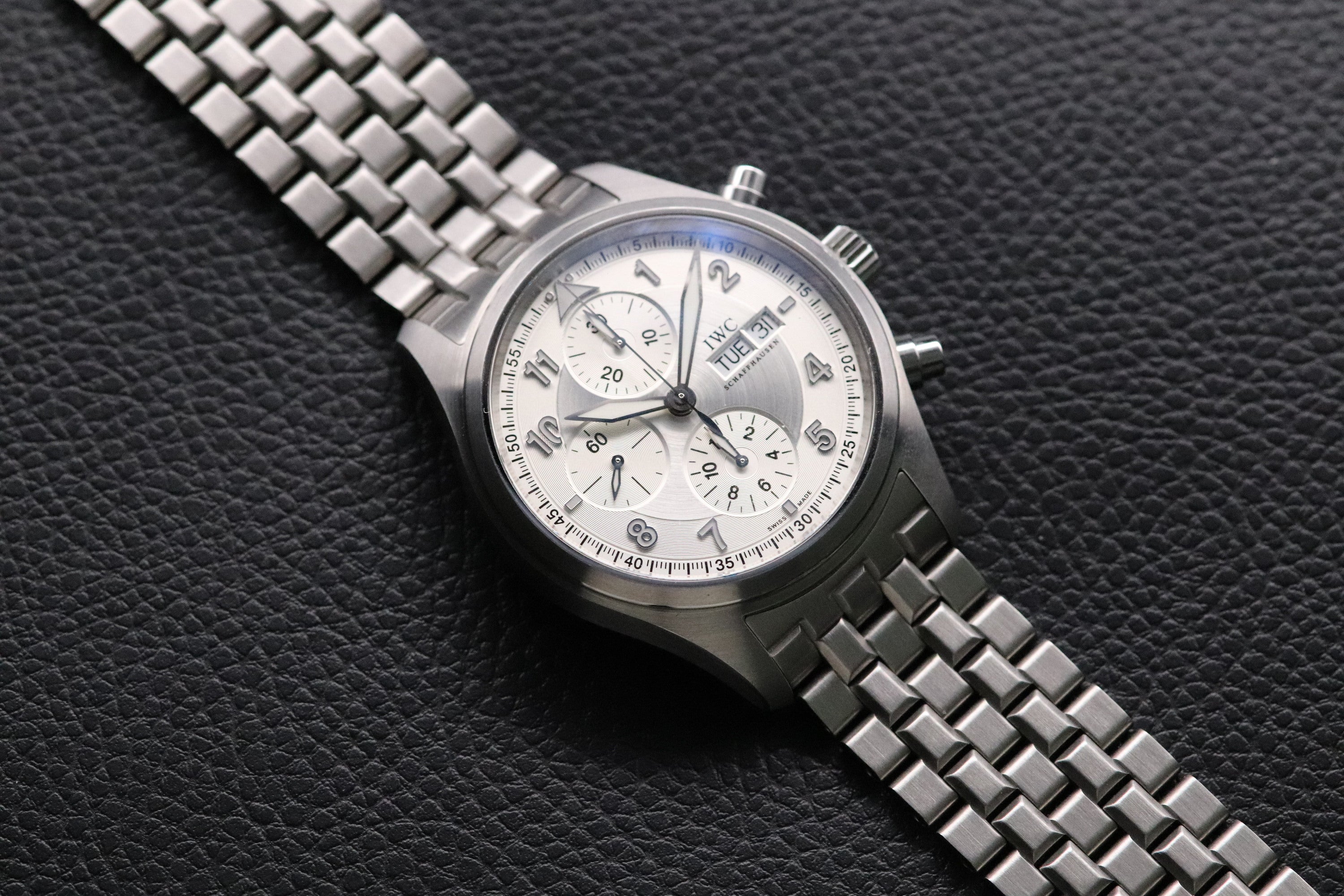 IWC Fliegeruhr Spitfire Chrono IW371705 Papers