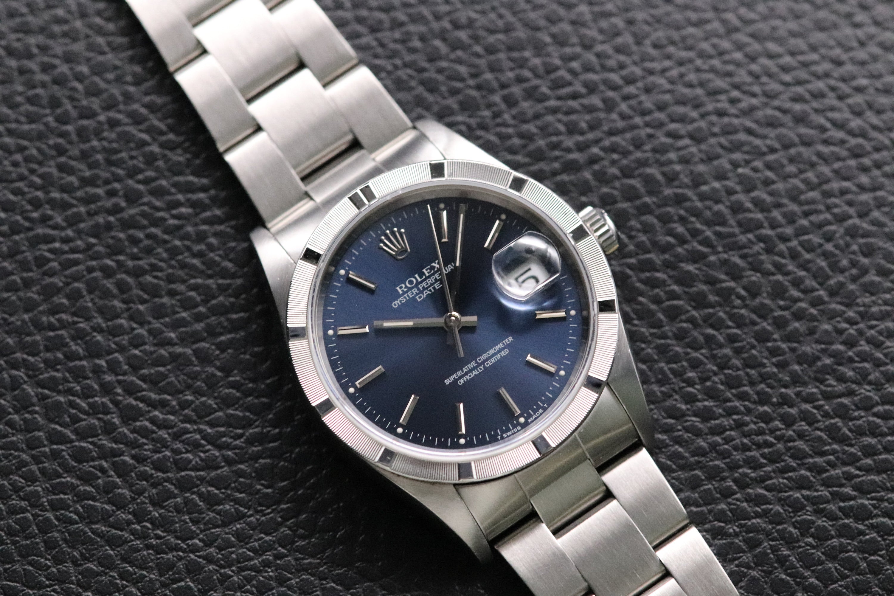 Rolex Date 15210 Blue Dial 1996