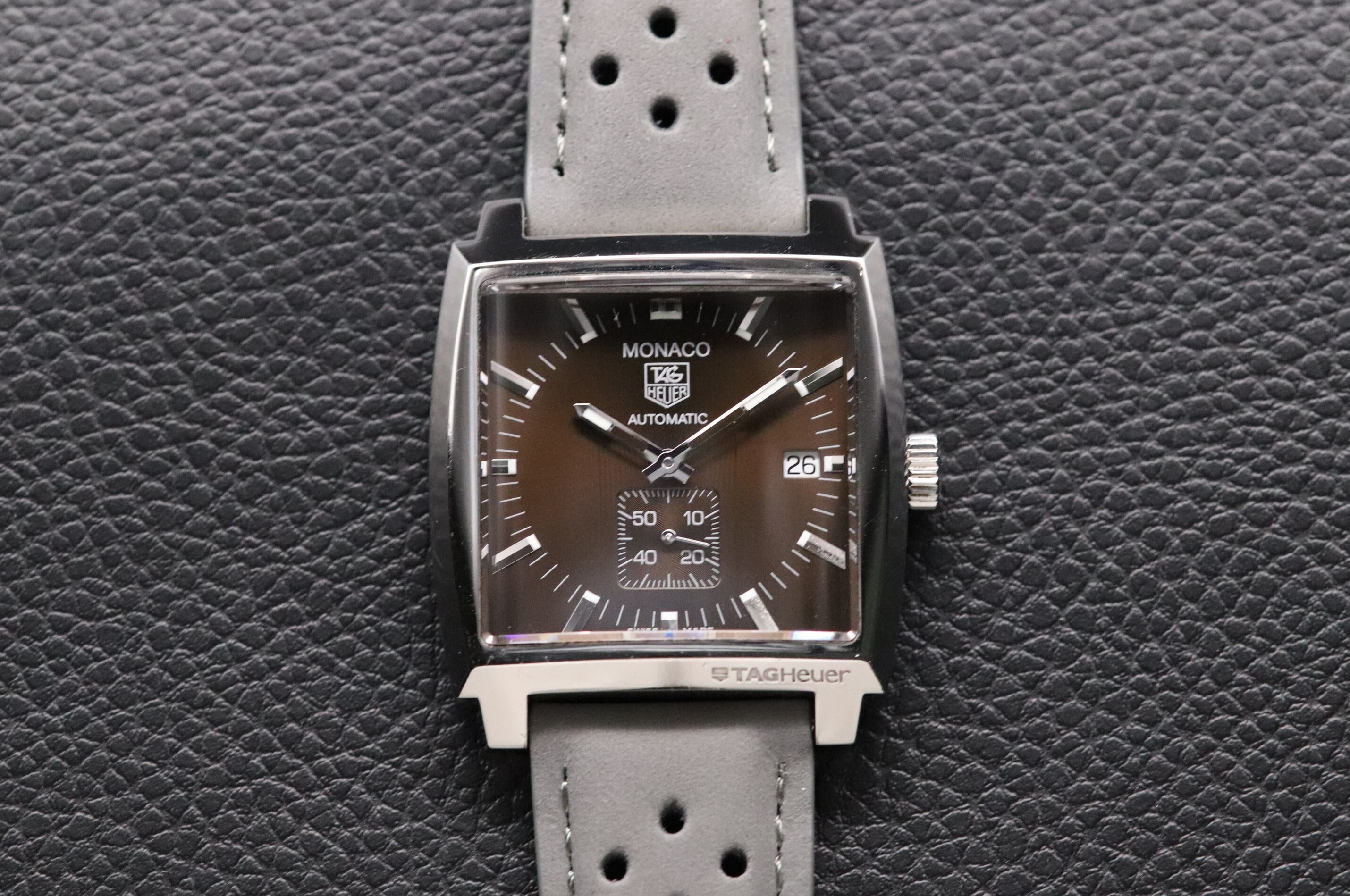 Tag Heuer Monaco WW2115 Brown Dial 2010