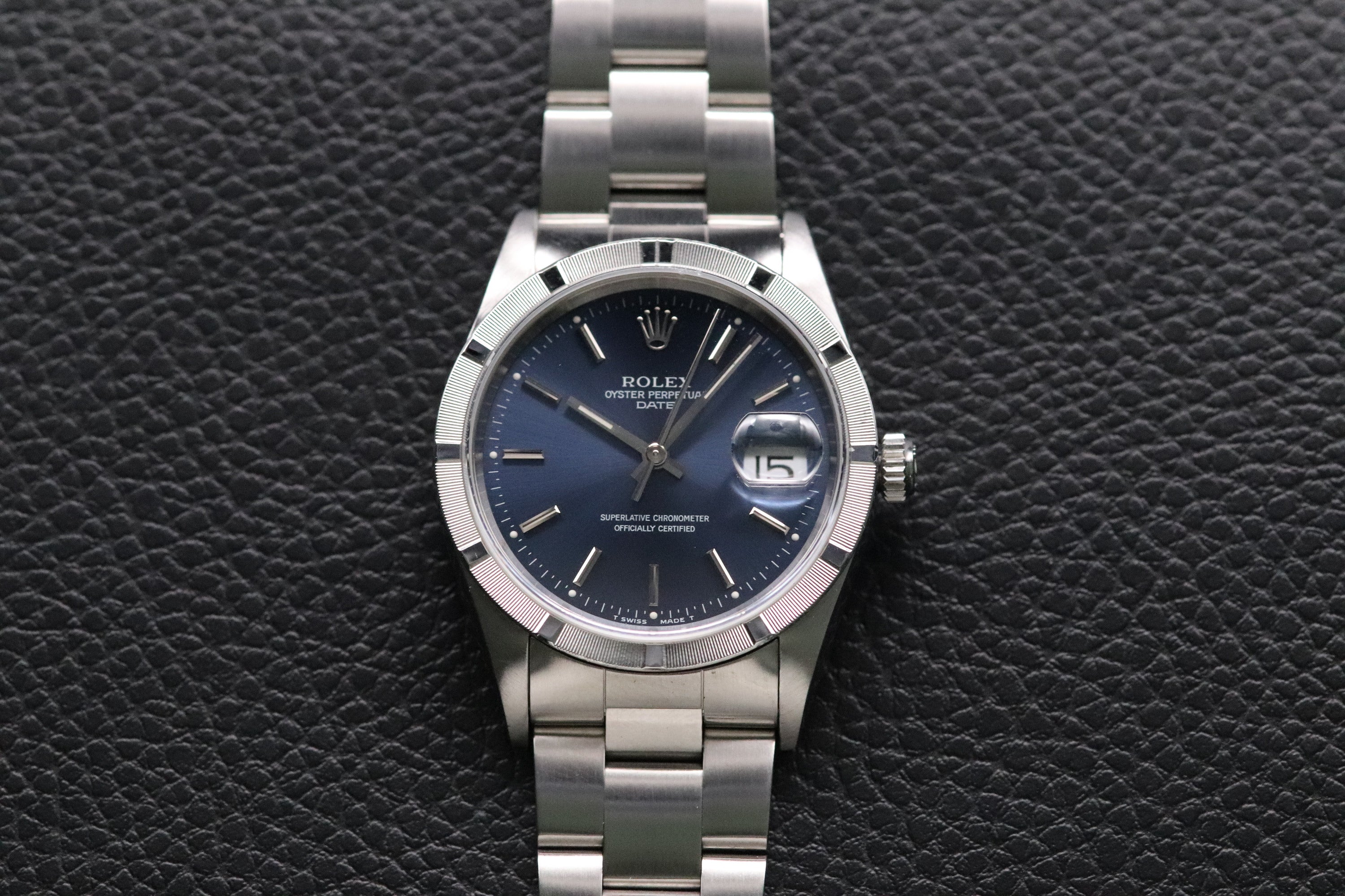 Rolex Date 15210 Blue Dial 1996