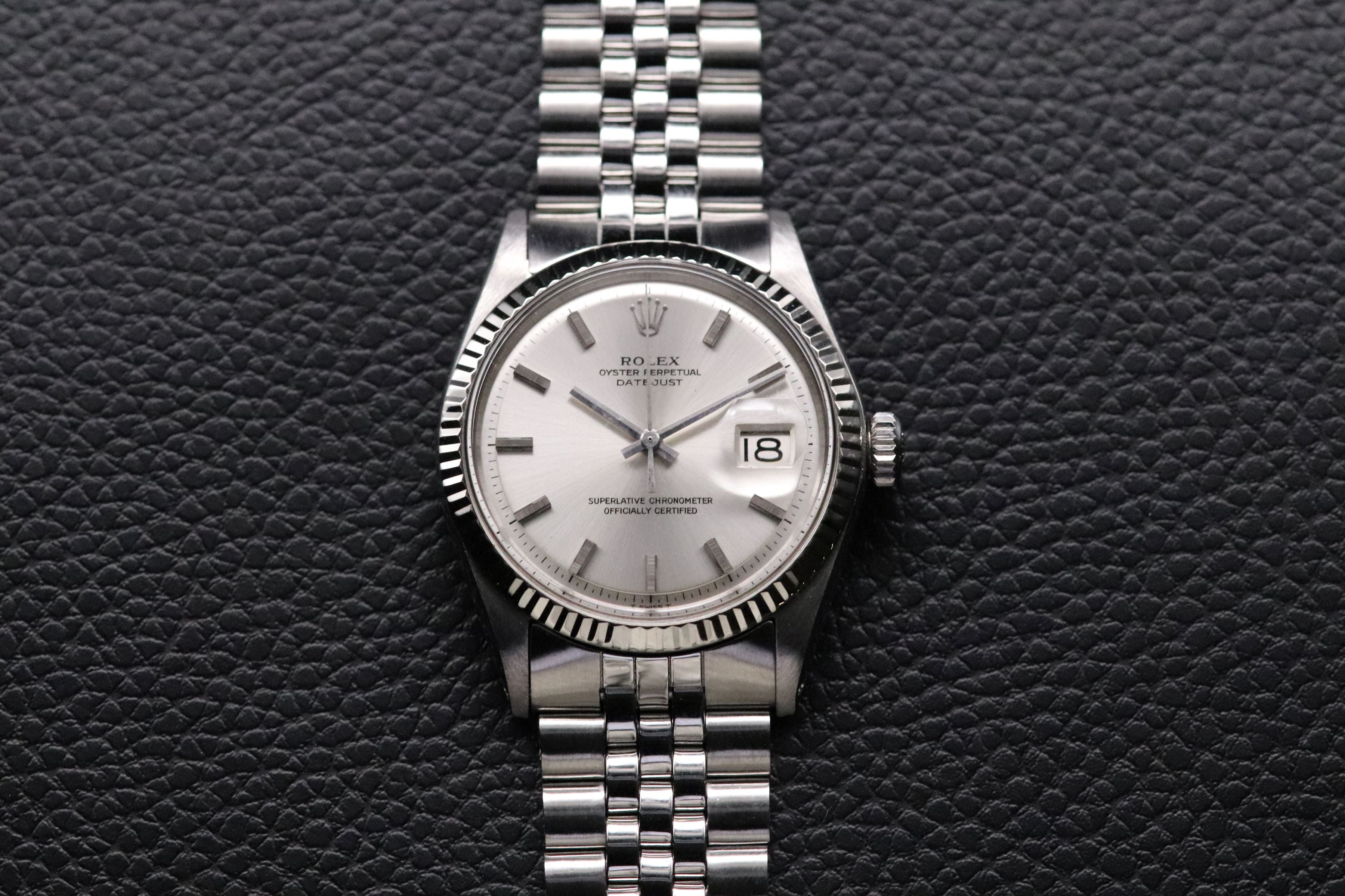 Rolex Datejust 1601 Silver Dial 1970