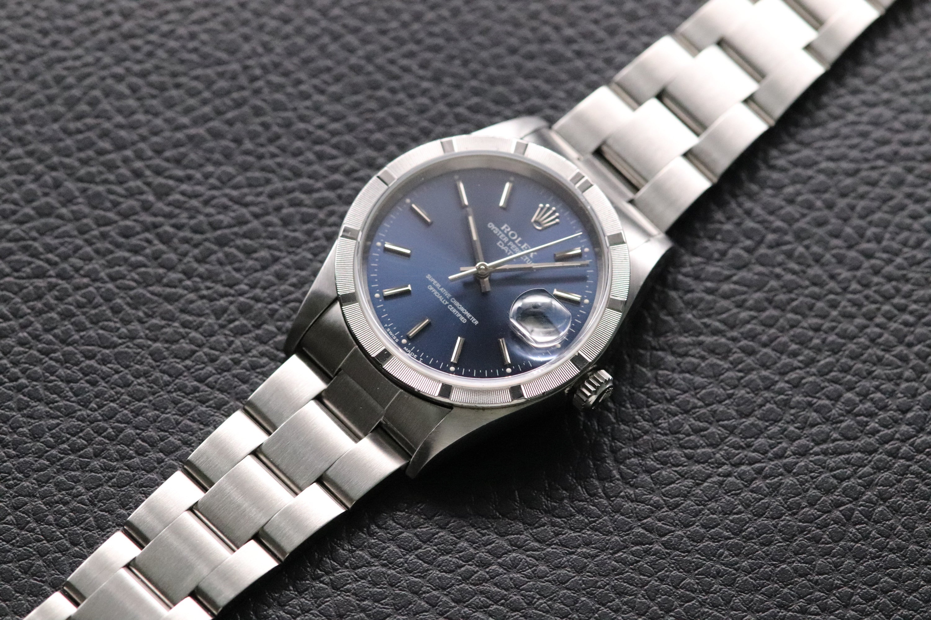 Rolex Date 15210 Blue Dial 1996