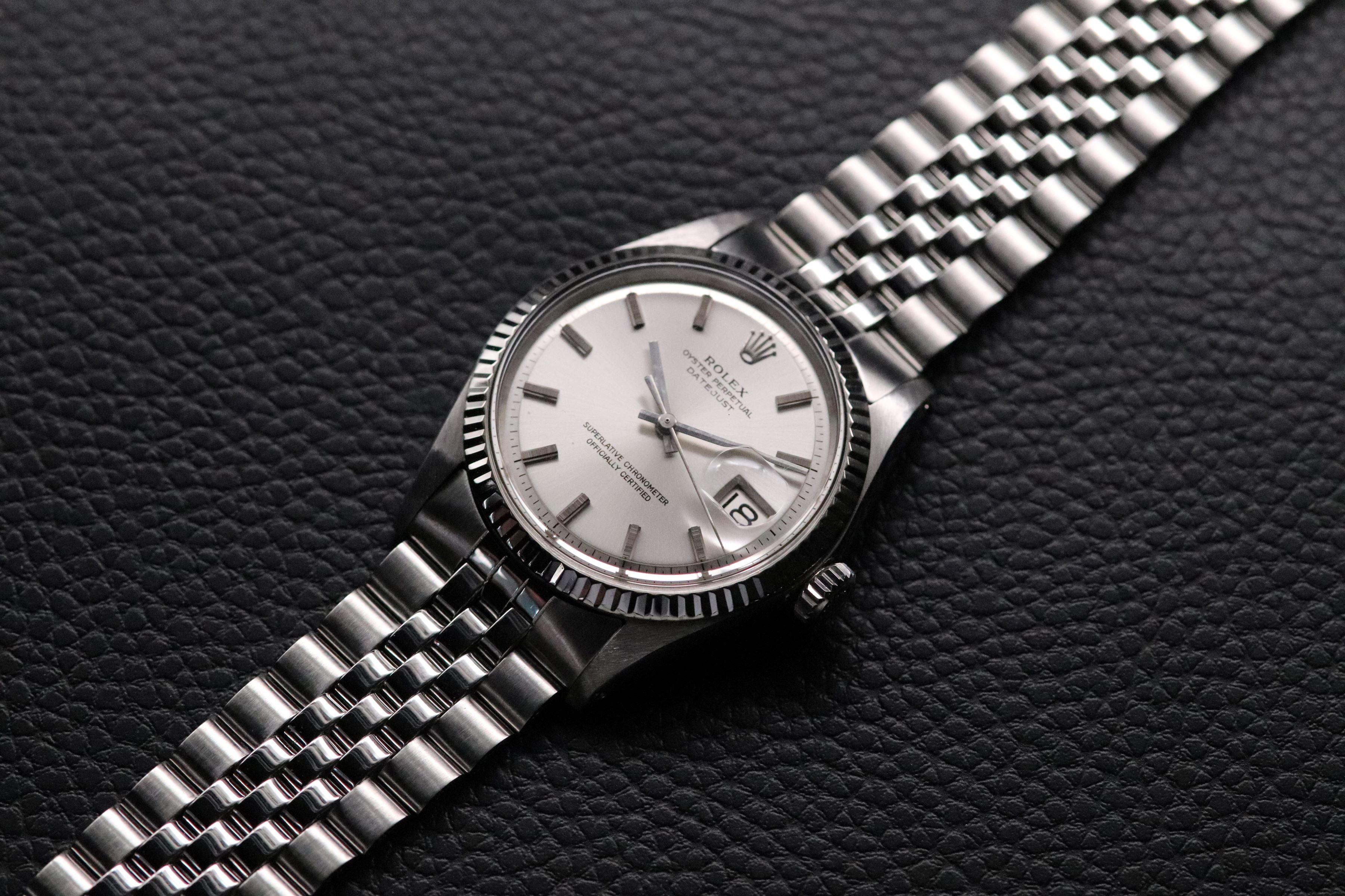 Rolex Datejust 1601 Silver Dial 1970