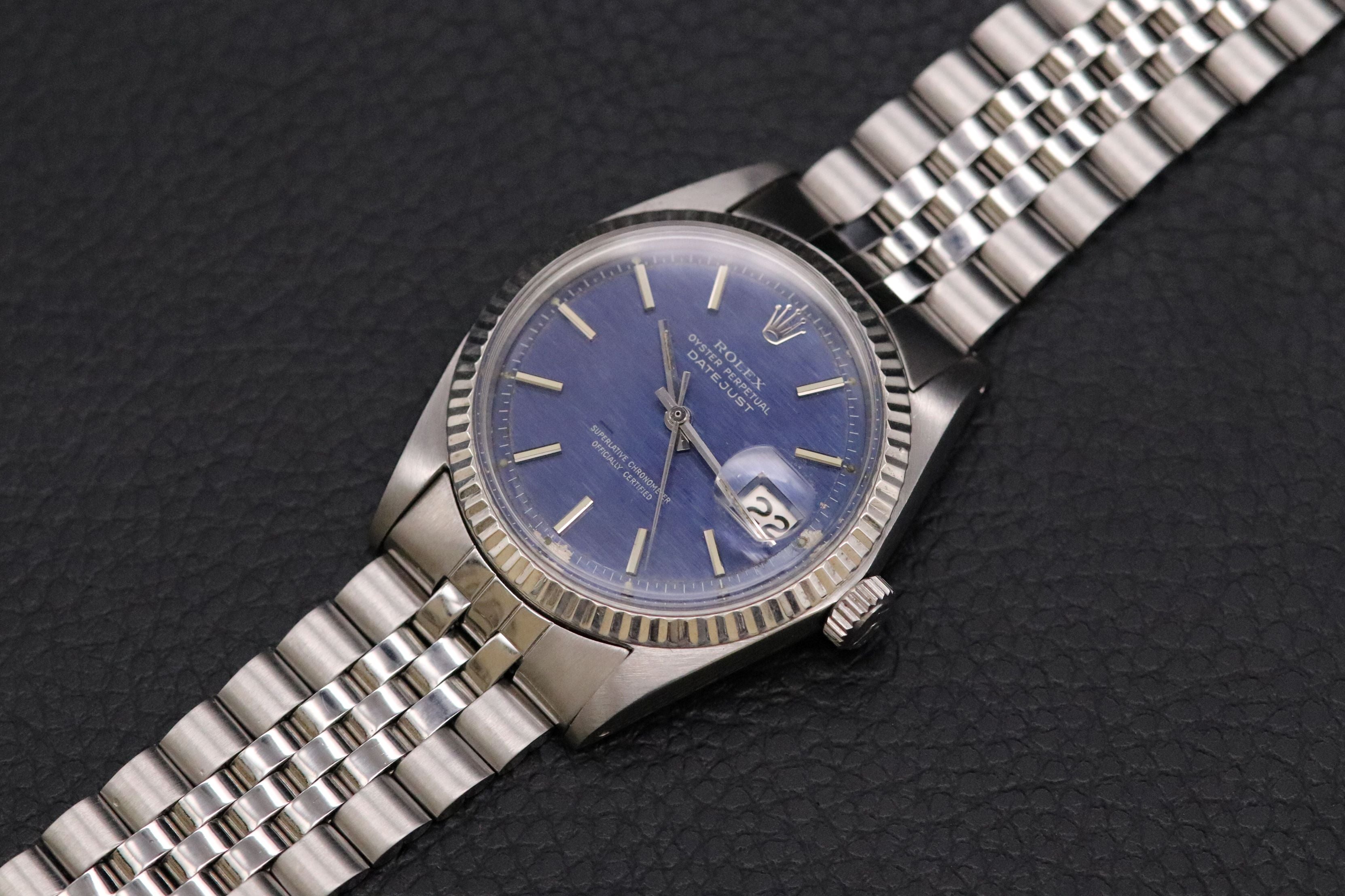 Rolex Datejust 1601 Blue Mosaic