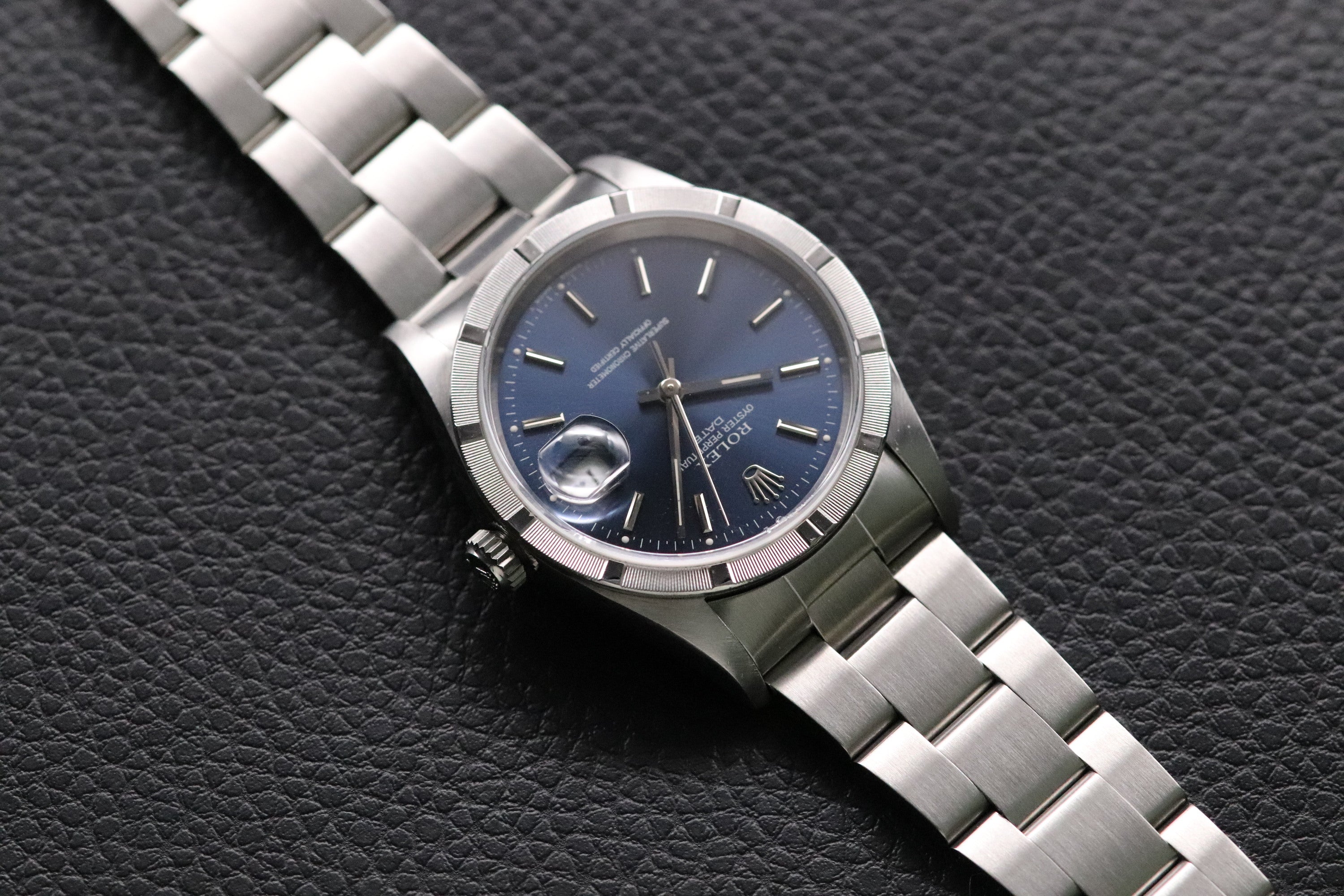 Rolex Date 15210 Blue Dial 1996