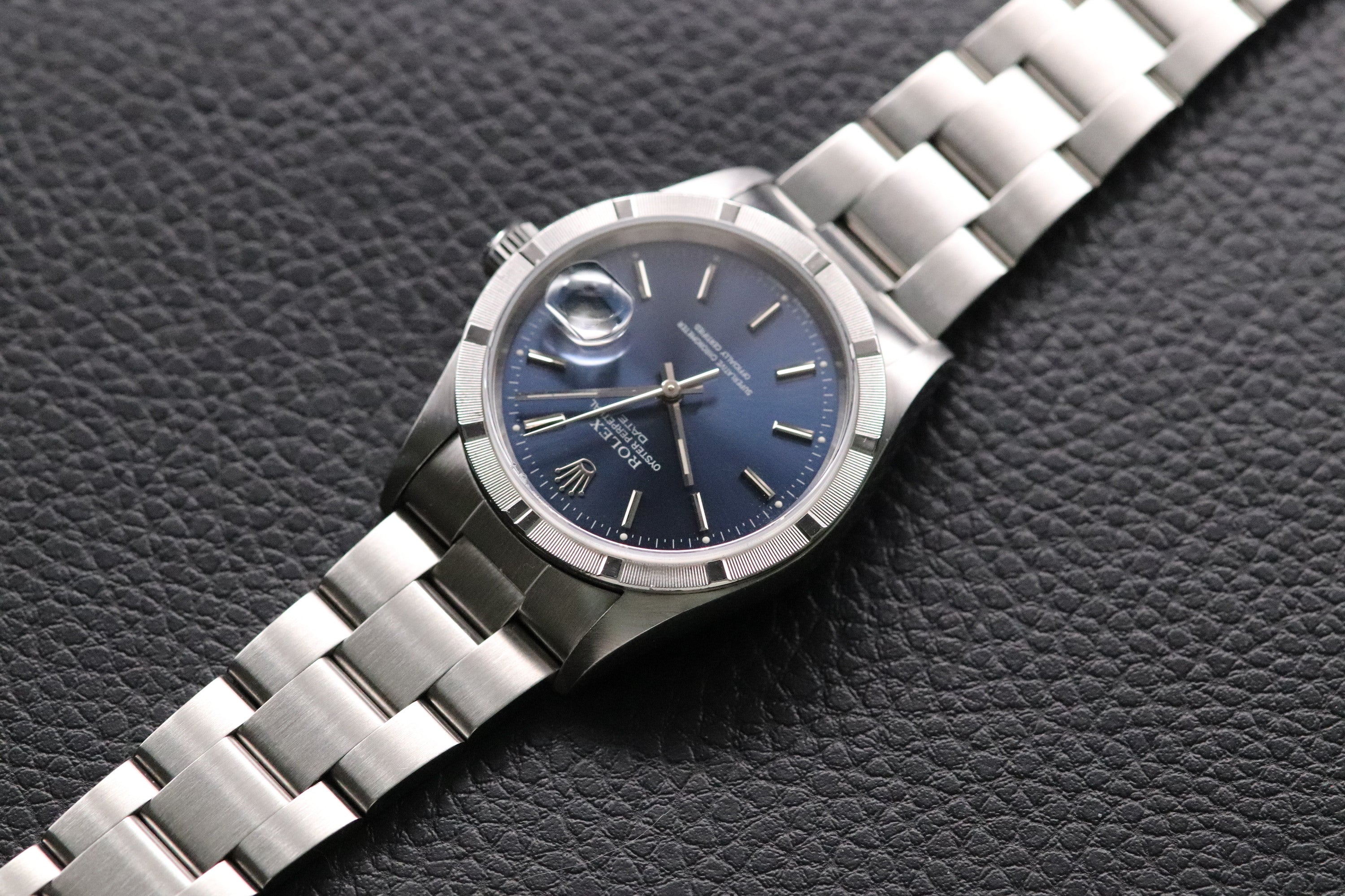 Rolex Date 15210 Blue Dial 1996