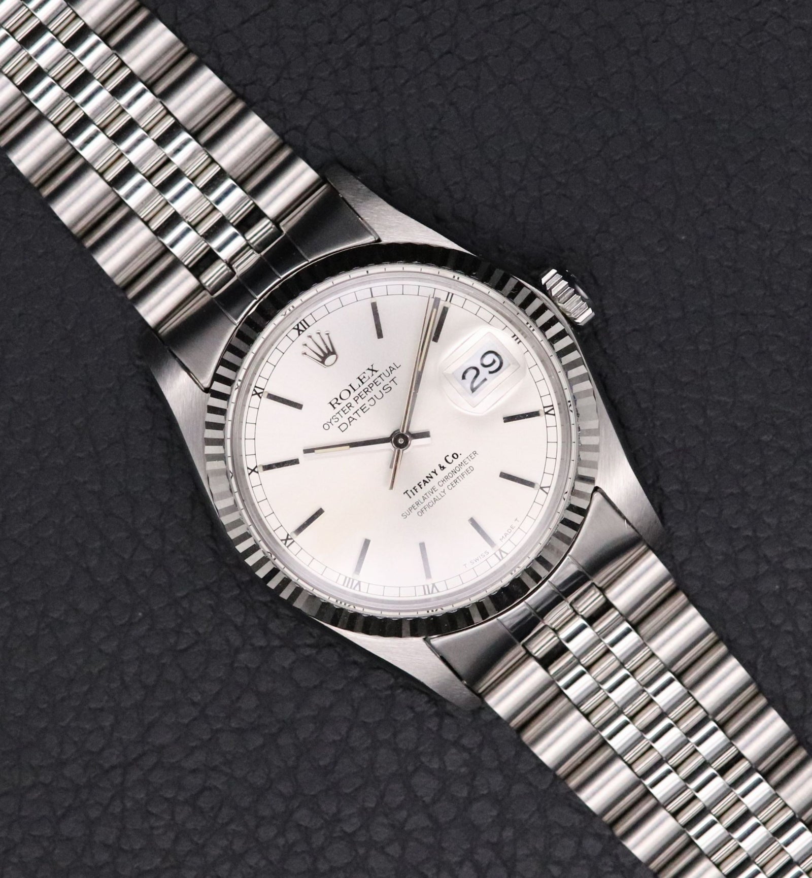 Rolex Datejust 16013 Tiffany Co Vintage Chronos Germany