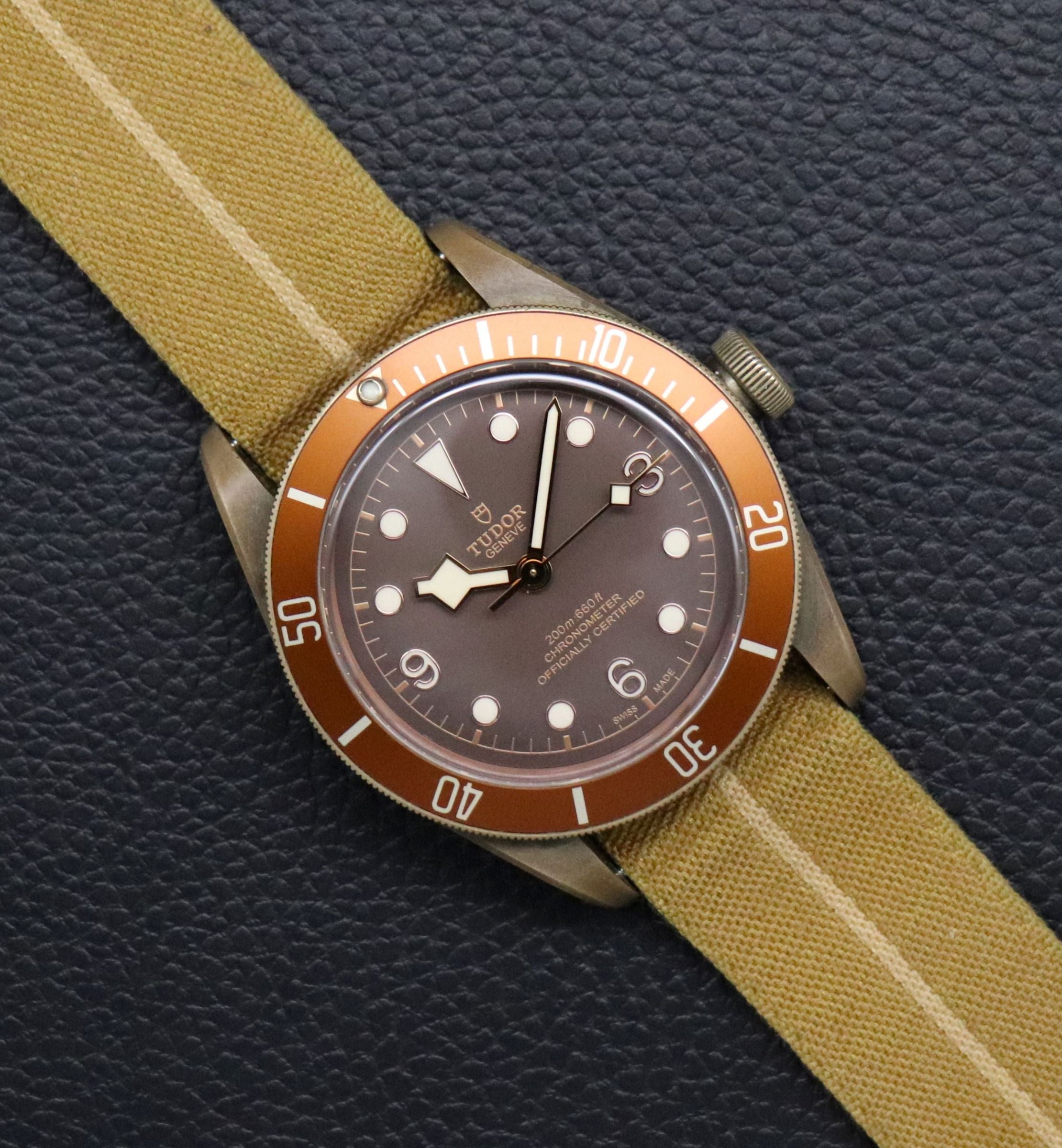 Tudor Black Bay 79250B Bronze 2016 Millitary Explorer Dial