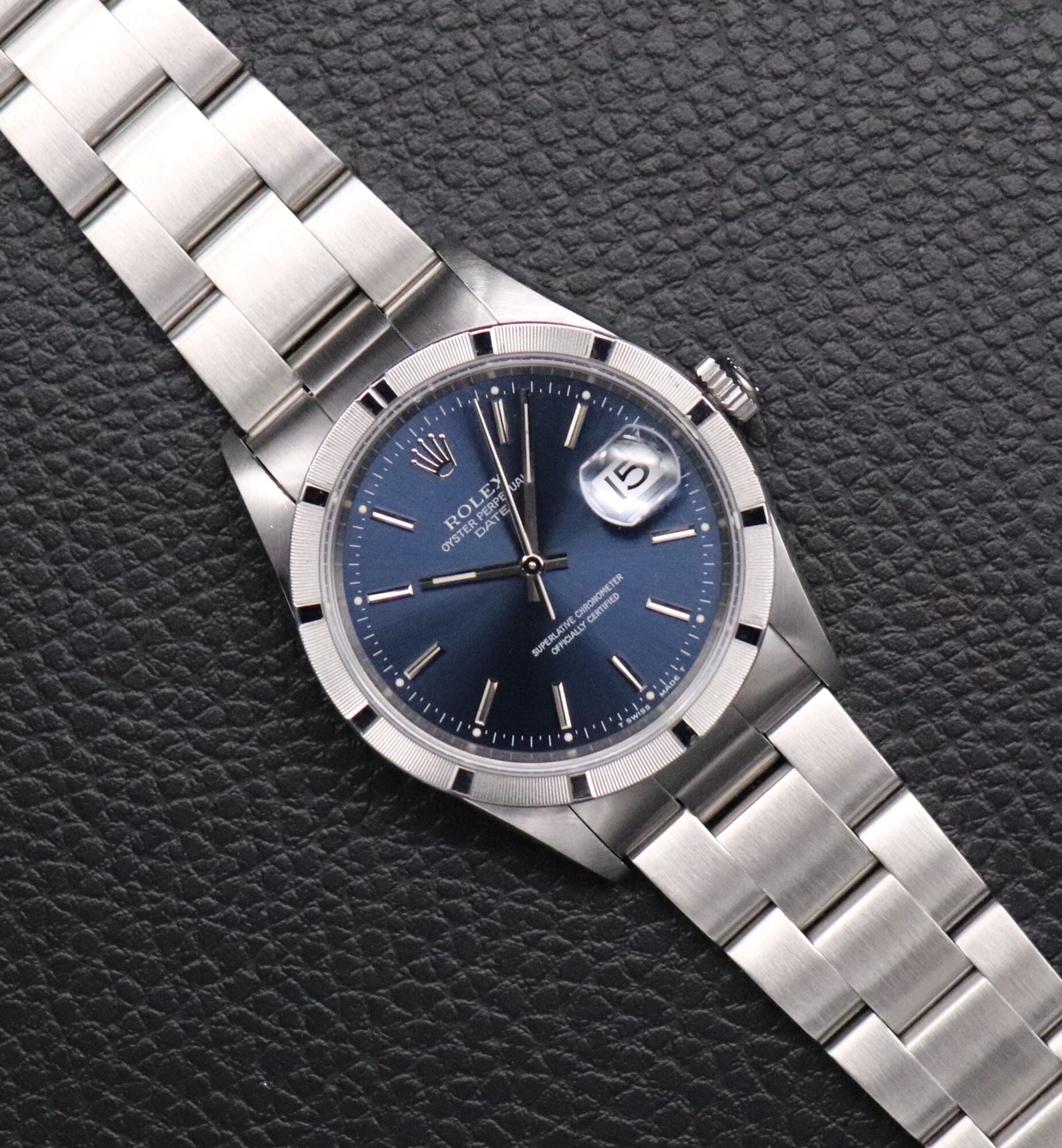 Rolex Date 15210 Blue Dial 1996