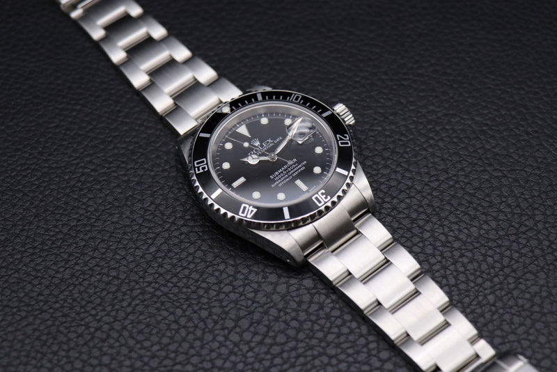 Buy Pre-owned Rolex Submariner Black Dial Stainless Steel Oyster Bracelet  Automatic Men's Watch 16610BKSO - Submariner - Rolex - Pre-owned Online at  desertcartINDIA