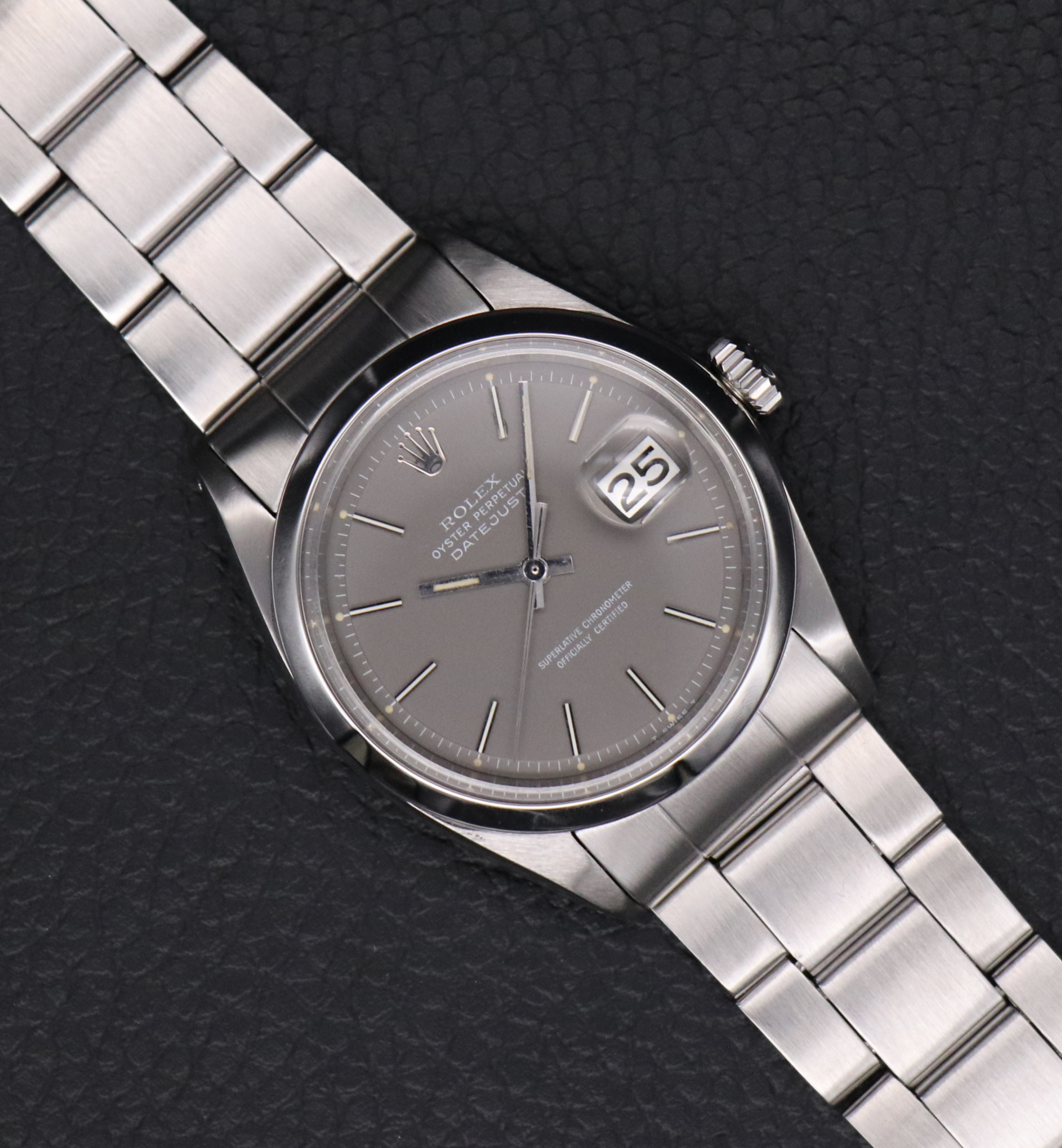 Rolex Datejust 1600 Gray Dial 